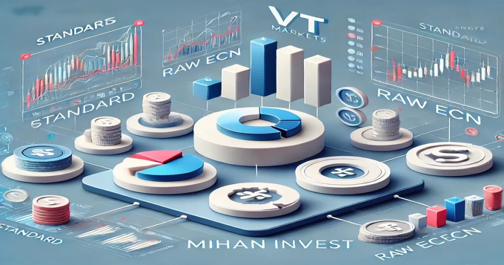 انواع حساب‌های معاملاتی VT Markets
